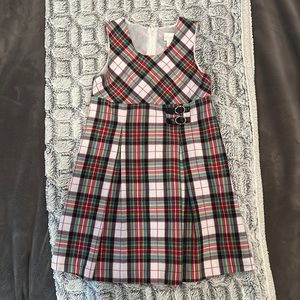 Adorable plaid, pleated dress